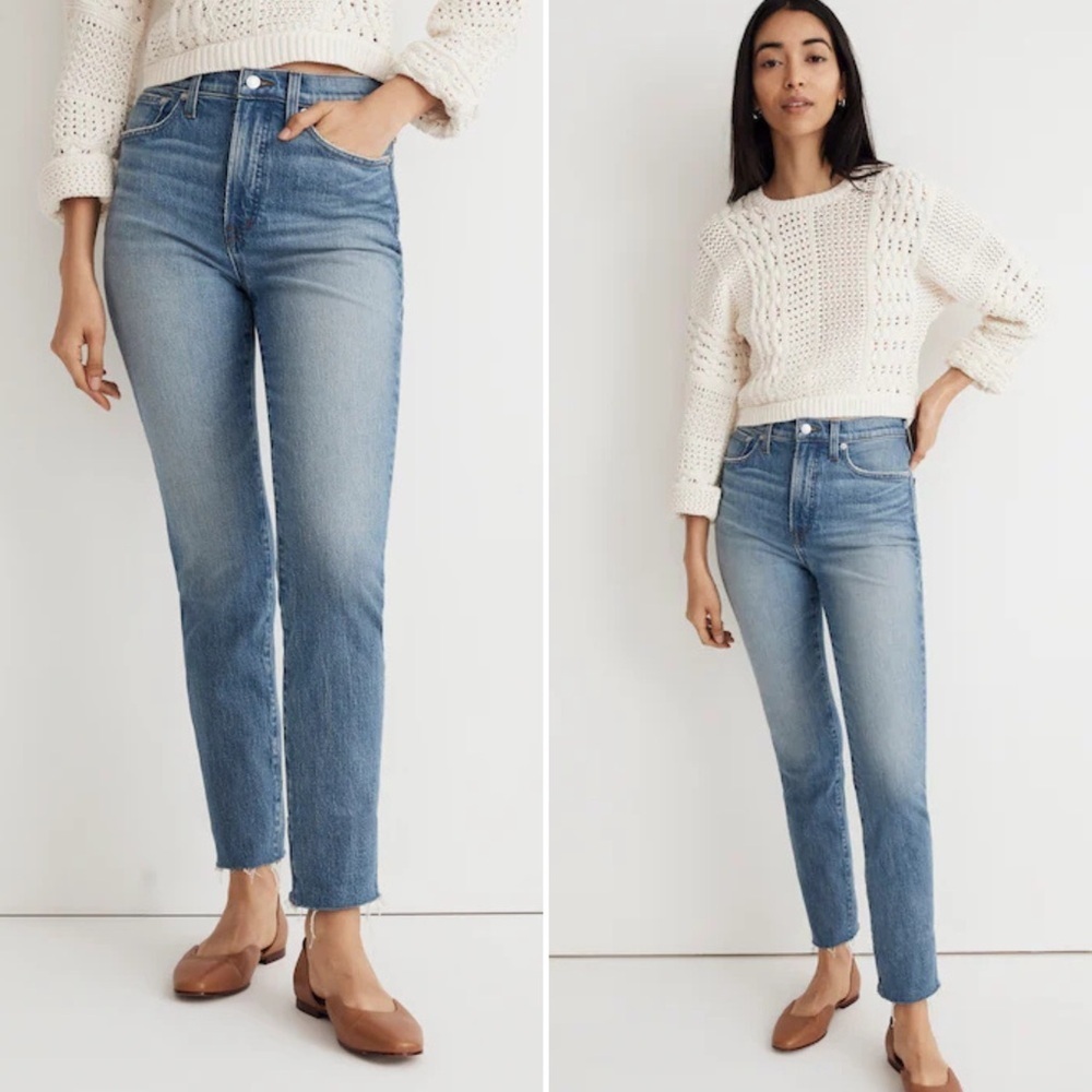 Madewell Blue Denim High Rise The Perfect Vintage Jeans Women’s Size 27